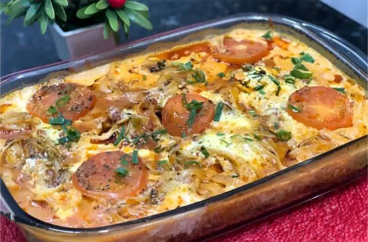 receita macarrão de forno