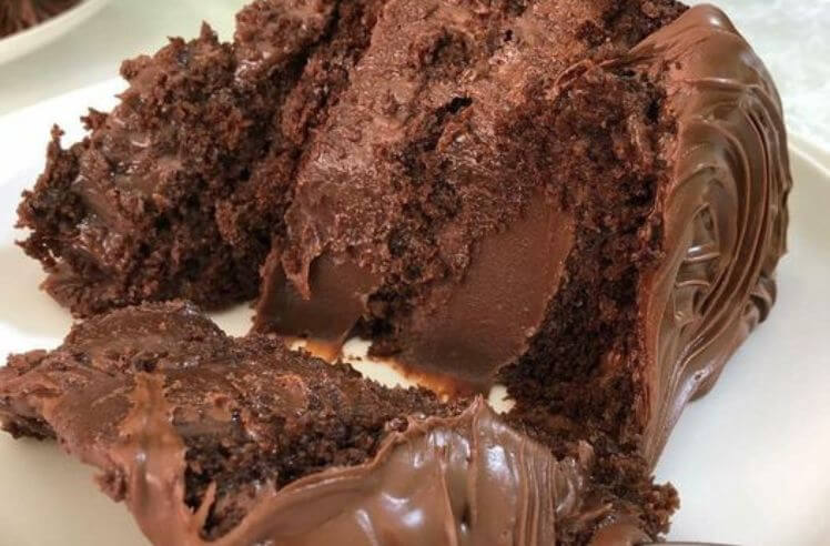 bolo de chocolate trufado