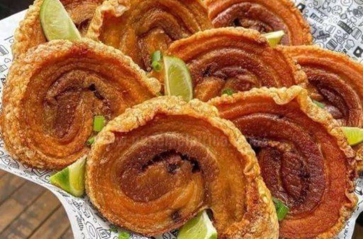 Torresmo sem fritar feito no forno