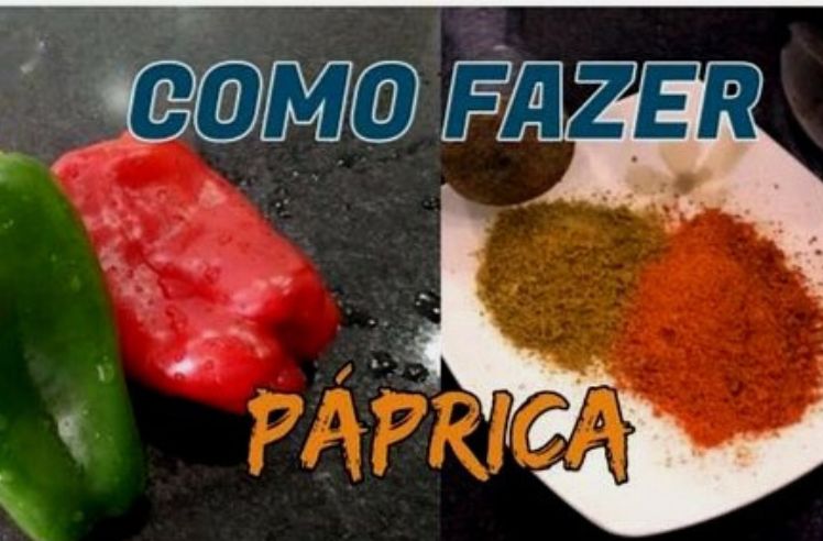 Páprica doce caseira