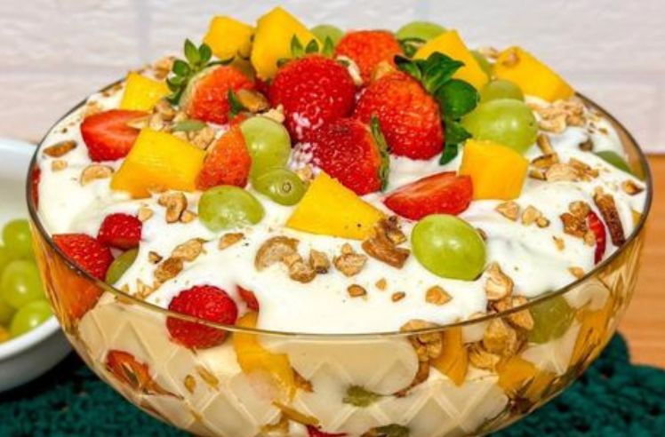 Sobremesa de Frutas para o Natal