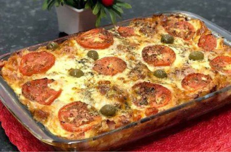 Torta Salgada com Pão Velho