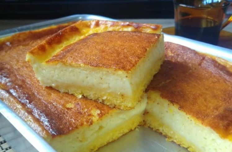 Bolo de fubá no liquidificador