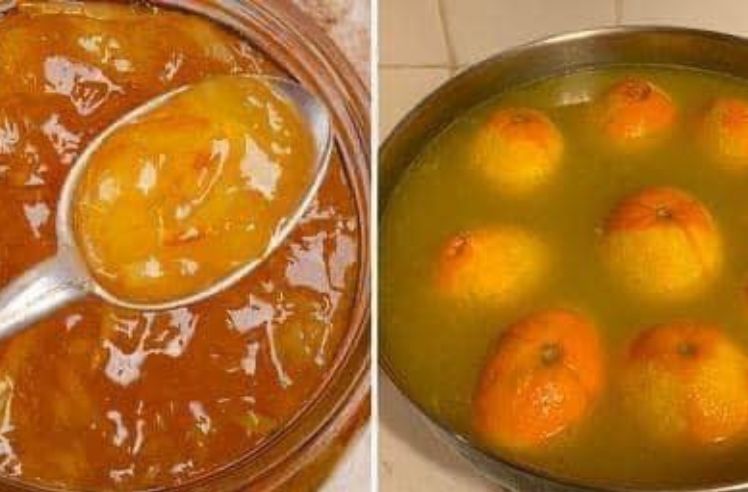 Geleia de laranja e cenoura sem açúcar