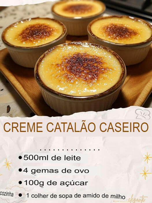 Creme Catalão Caseiro