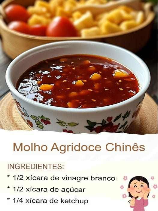 Molho Agridoce Chinês