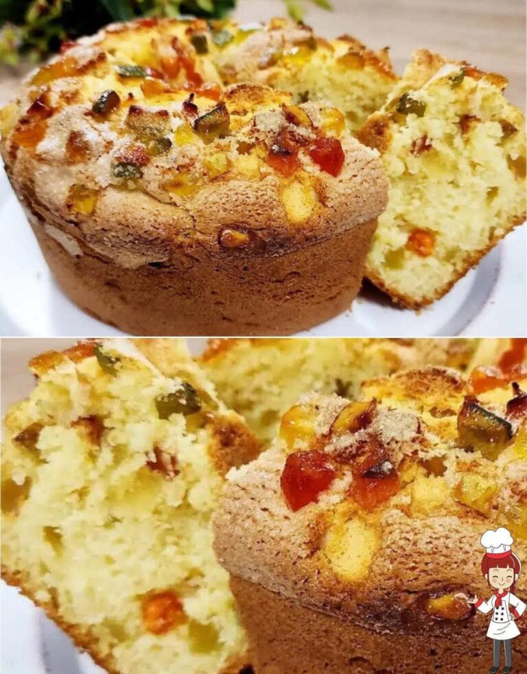 Bolo de Natal com Frutas