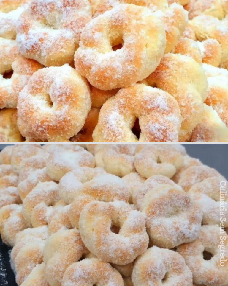 Rosquinha De Queijo Derrete Na Boca