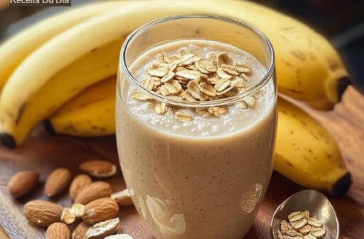 Smoothie de Banana e Aveia