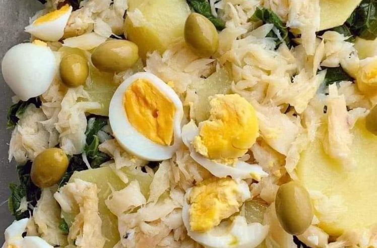 Salada de Bacalhau Prática e Deliciosa