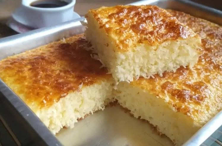 Bolo de Coco Sem Farinha De Trigo