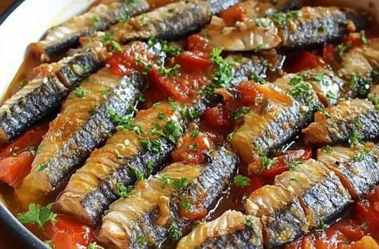 Sardinha Assada com Tomate