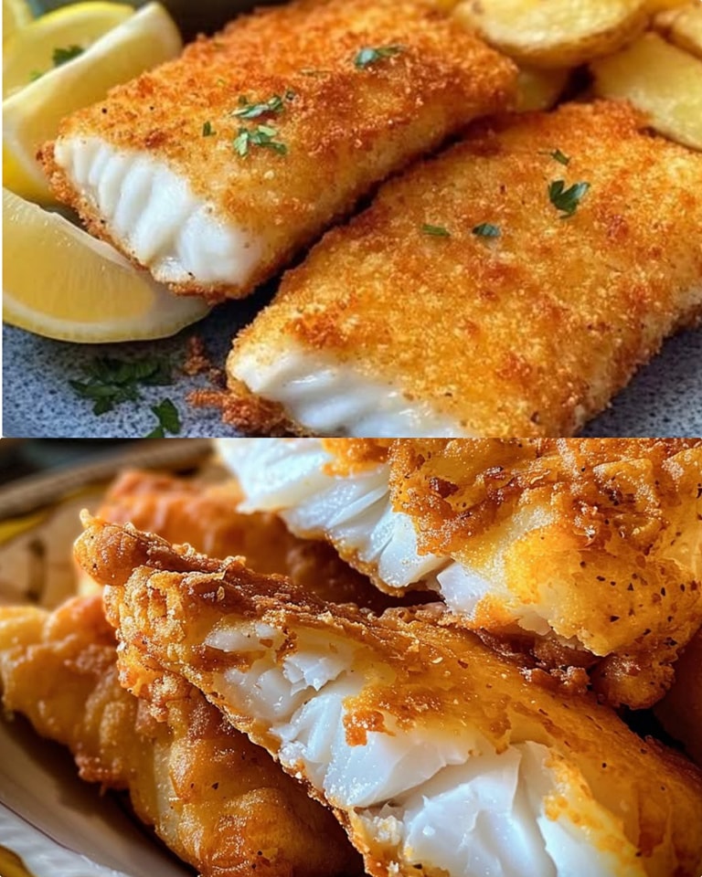 Filé de Peixe Empanado