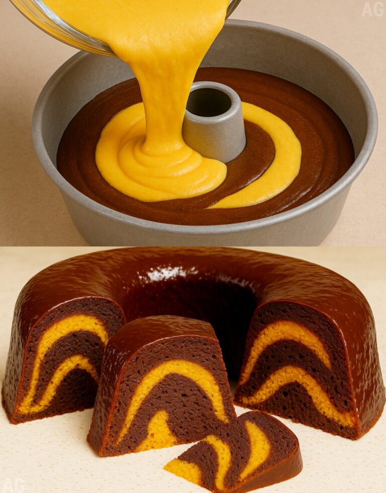 Bolo de Cenoura Mesclado: Uma Explosão de Sabores e Cores