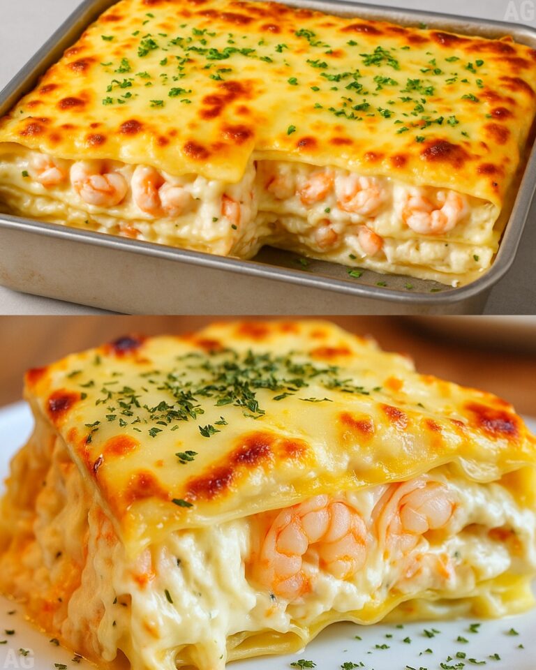 Lasanha de Camarão com Molho Branco e Queijo: Uma Receita de Família Inesquecível